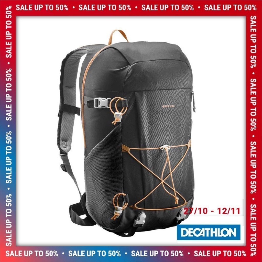 Mô tả Balo thể thao leo núi, dã ngoại quechua nh100 30 lít đen - 1