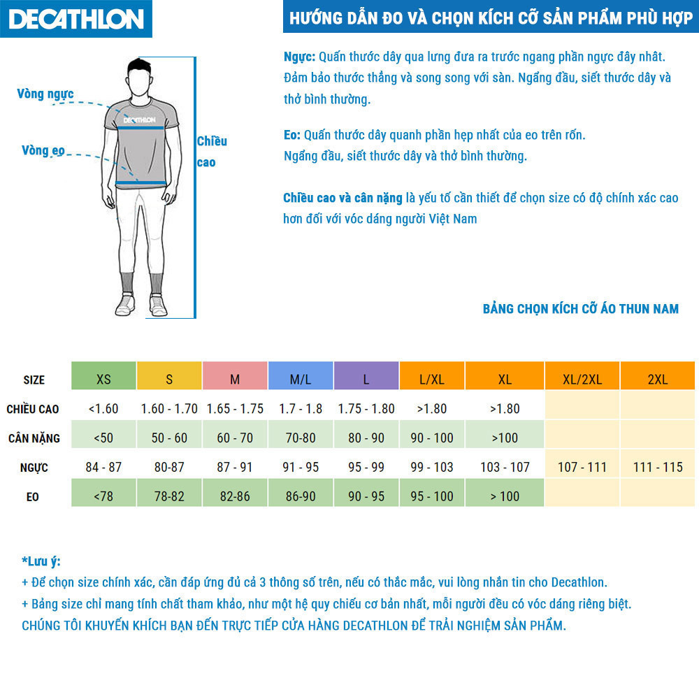 Mô tả Áo thun thể thao nam DECATHLON run dry chuyên chạy bộ, nhanh khô - 5