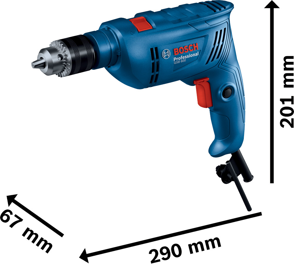 Mô tả Máy khoan động lực Bosch GSB 600 - 1