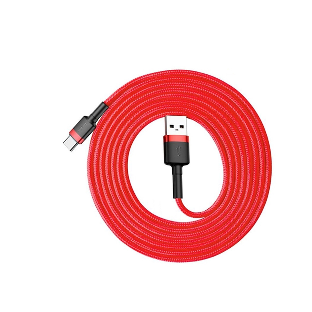 Mô tả Cáp sạc Baseus Cafule USB to TypeC hỗ trợ truyền dữ liệu cho Android/15/15 ProMax/15 Pro/16pro/16promax (0.5m/1m/2m/3m) - 3