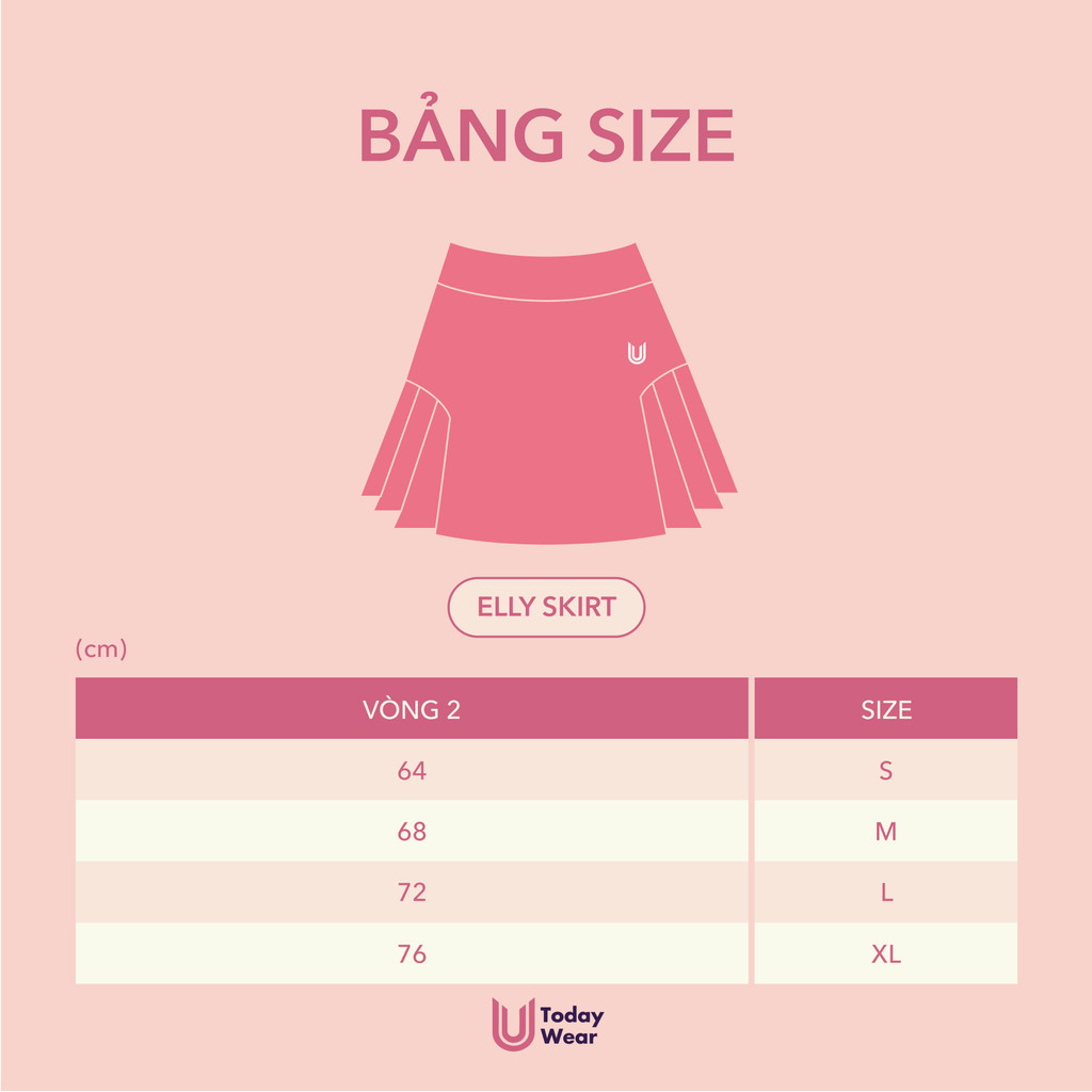 Mô tả Set bộ đồ thể thao nữ áo Lia Top đen mix chân váy Elly Skirt đen Today U Wear cầu lông tennis pickleball bóng bàn - 3