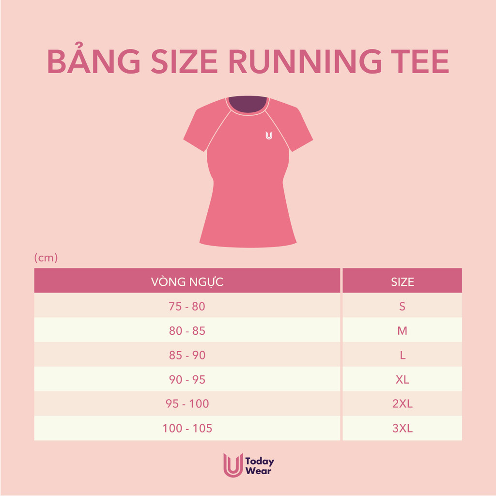 Mô tả Áo thun thể thao nữ BIGSIZE Running Tee tập gym yoga cổ tròn ngắn tay vải thoáng mát co giãn Today U Wear - 4