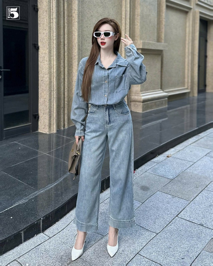 Cách phối đồ với quần jeans Twentyfive