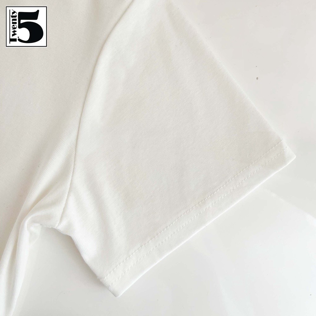 Mô tả Áo thun nữ trơn nhiều màu tay ngắn, dáng ôm vải mềm co dãn nhẹ Twentyfive TL14 - 3