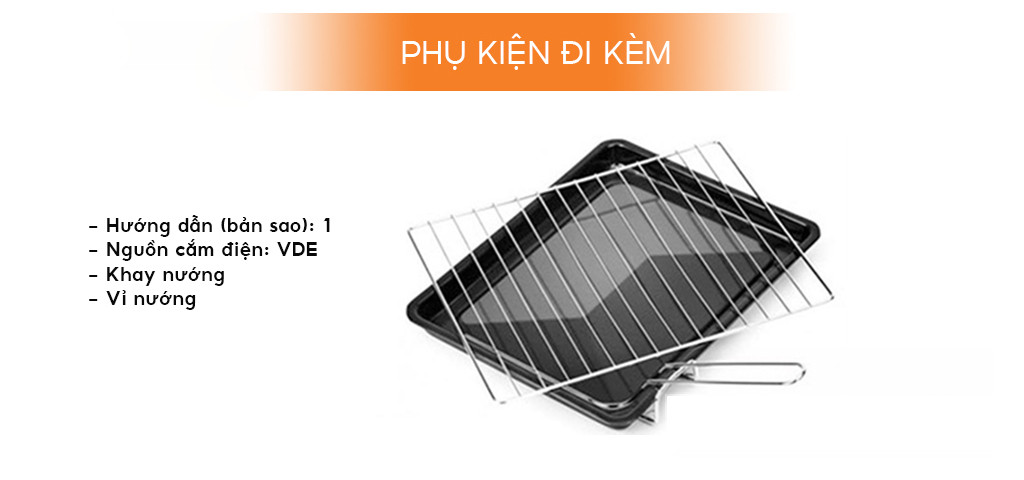 Mô tả Lò nướng điện 10L COMET - CM6510 - 6