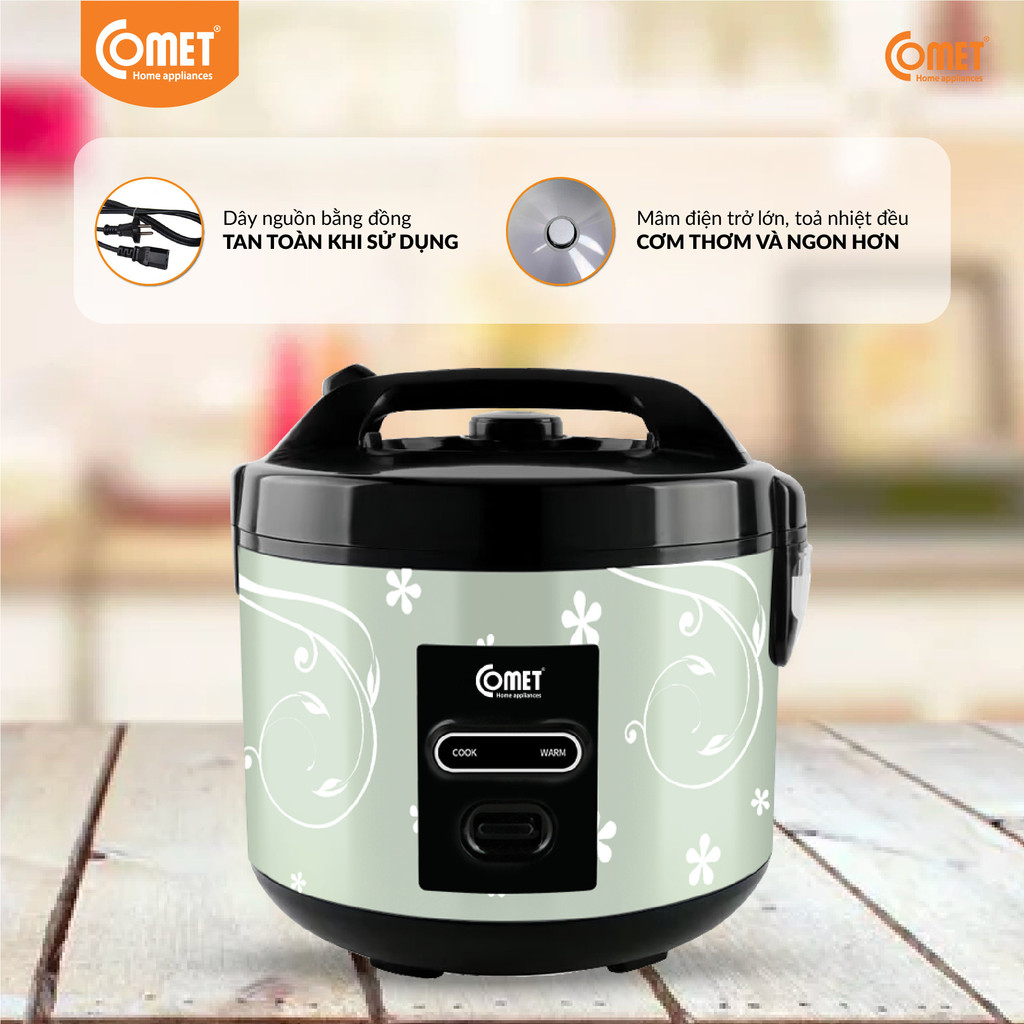 Mô tả Nồi cơm điện nắp cài 1,8L COMET - CM8016 - 5
