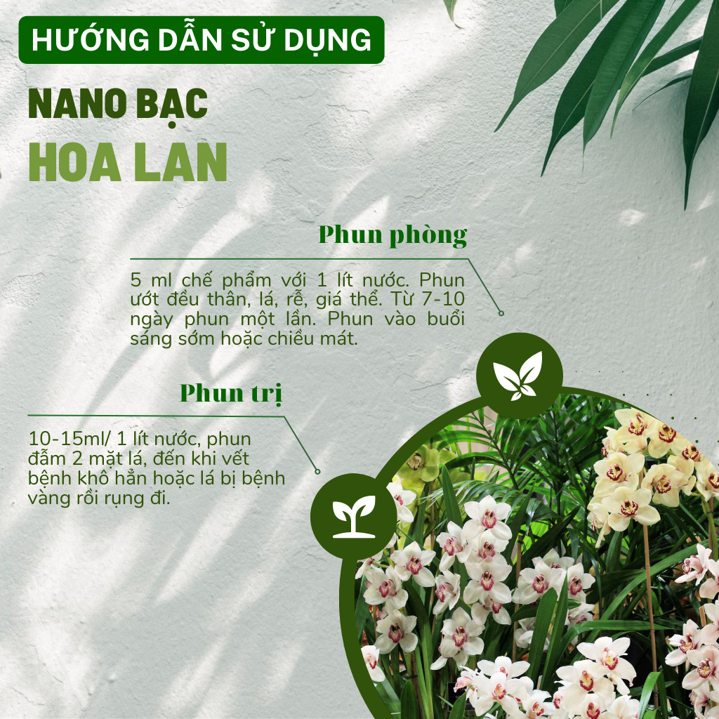 Mô tả Nano Bạc DOCNEEM nguyên chất Diệt sạch nấm bệnh, vi khuẩn, virus hoa hồng, hoa lan, thương hiệu Docneem, chai 500ml - 4