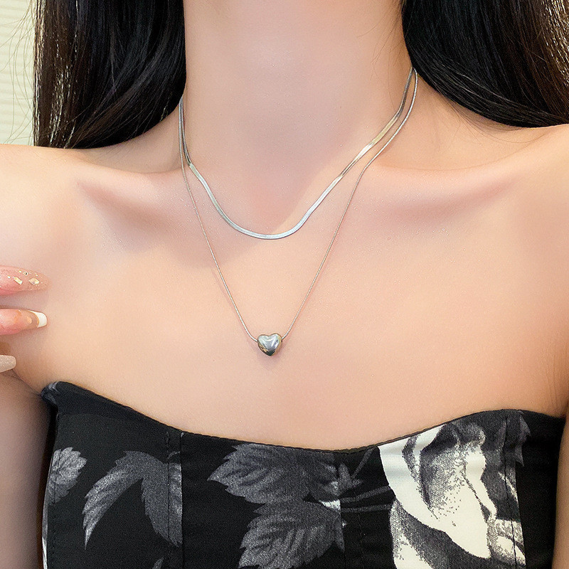 Mô tả DREJEW Vòng cổ Hai Lớp Hình Xương Rắn Sang Trọng Thời Trang - 3