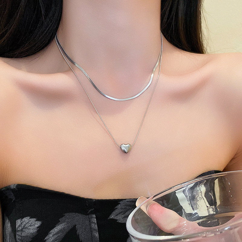 Mô tả DREJEW Vòng cổ Hai Lớp Hình Xương Rắn Sang Trọng Thời Trang - 9