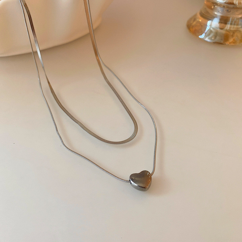 Mô tả DREJEW Vòng cổ Hai Lớp Hình Xương Rắn Sang Trọng Thời Trang - 10