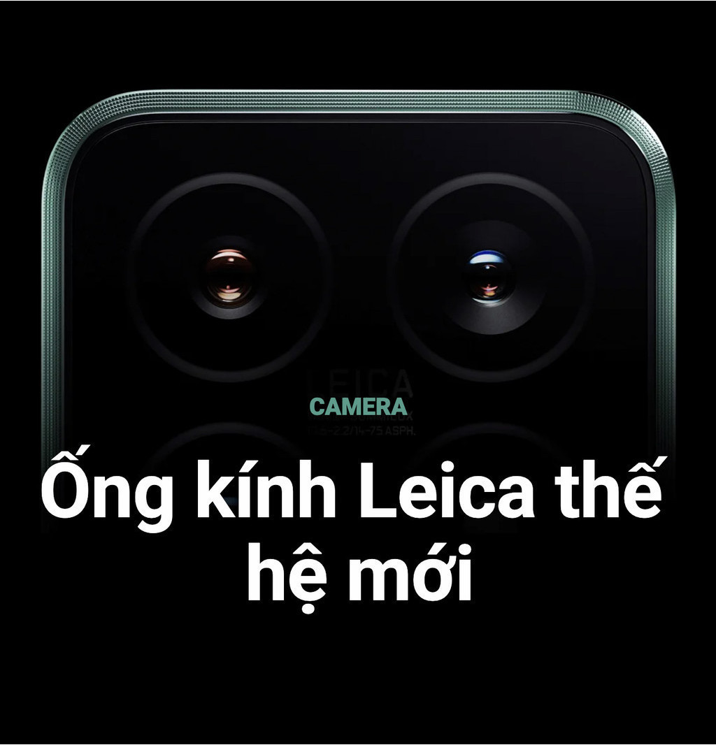 Mô tả Điện thoại thông minh Xiaomi 14 (12+256GB) | Màn hình 6.36" AMOLED 120Hz | Camera Leica | Ligh Fushion 900 | SD® 8Gen3 - 8