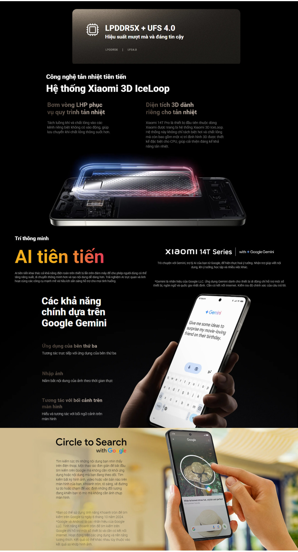 Mô tả [NHẬP MÃ XM500 GIẢM 500K] Điện thoại thông minh Xiaomi 14T Pro (12+512GB) | Light Fusion 900 | MD 9300+ | Pin 5000mAh - 10