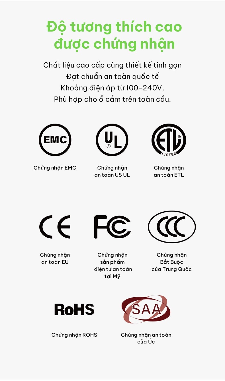 Mô tả Củ sạc nhanh Belkin PRO GaN 65W | 2 cổng USB-C, Thiết kế nhỏ gọn, công nghệ tối ưu, An toàn cao - 9