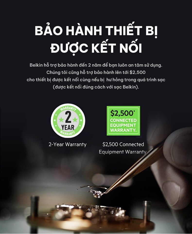 Mô tả Sạc nhanh BOOST↑CHARGE Belkin 30W USB-C PD 3.0 PPS B7 (tương thích iPhone 15) - 6
