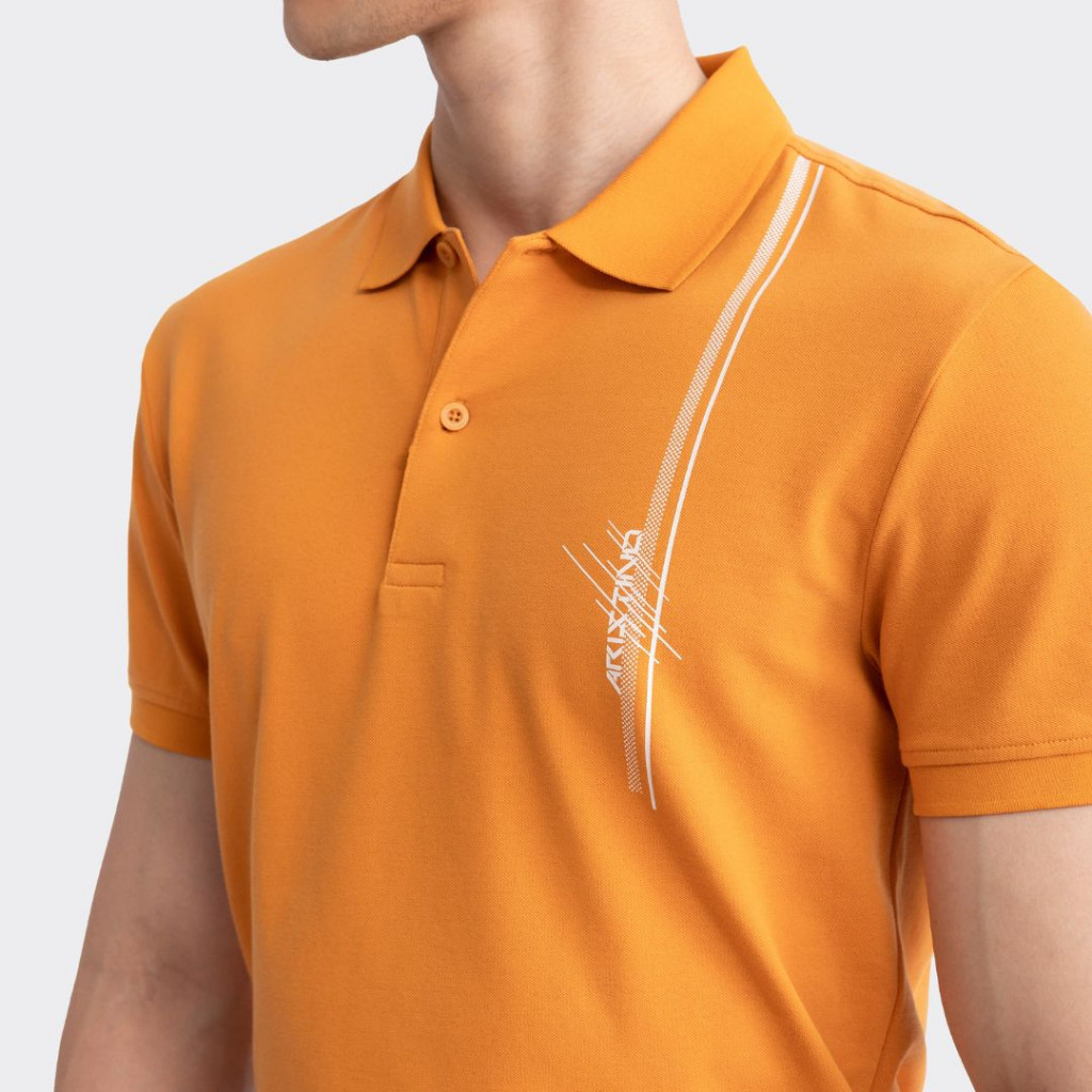 Mô tả Áo polo nam Aristino Slim fit, thiết kế cổ dệt lịch sự, họa tiết kẻ cách điệu trẻ trung hiện đại - APS046S3 - 9