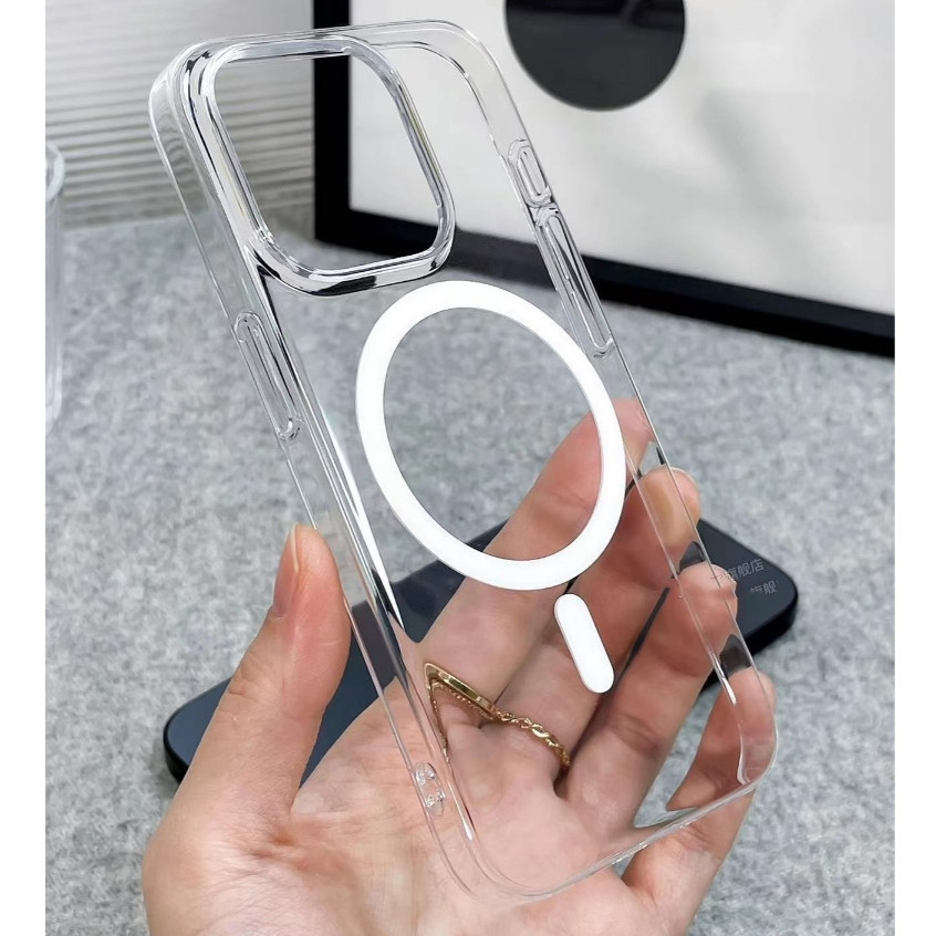 Mô tả Ốp điện thoại trong suốt nhựa cứng P88 KOLEAD sạc từ tính iphone xsmax 11 12 13 14 15 16 pro plus promax - 2