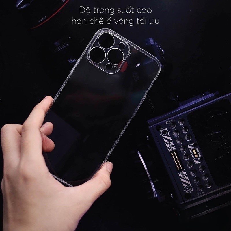 Mô tả Ốp lưng trong suốt Chống ố vàng, chống xước KOLCASE P63, bảo vệ toàn diện iphone xsm 11 12 13 14 15 16 pro plus promax - 2