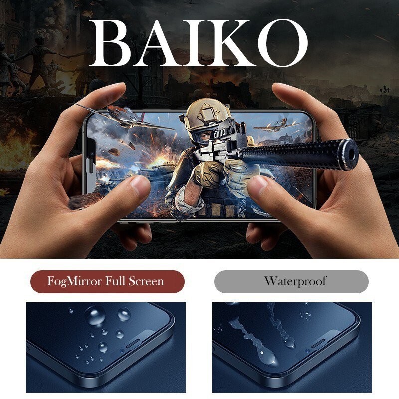 Mô tả Kính cường Lực KINGKONG BAIKO chắn bụi loa 9H siêu bền iphone 16 15 14 13 12 11 Promax X XS XSMAX - 7