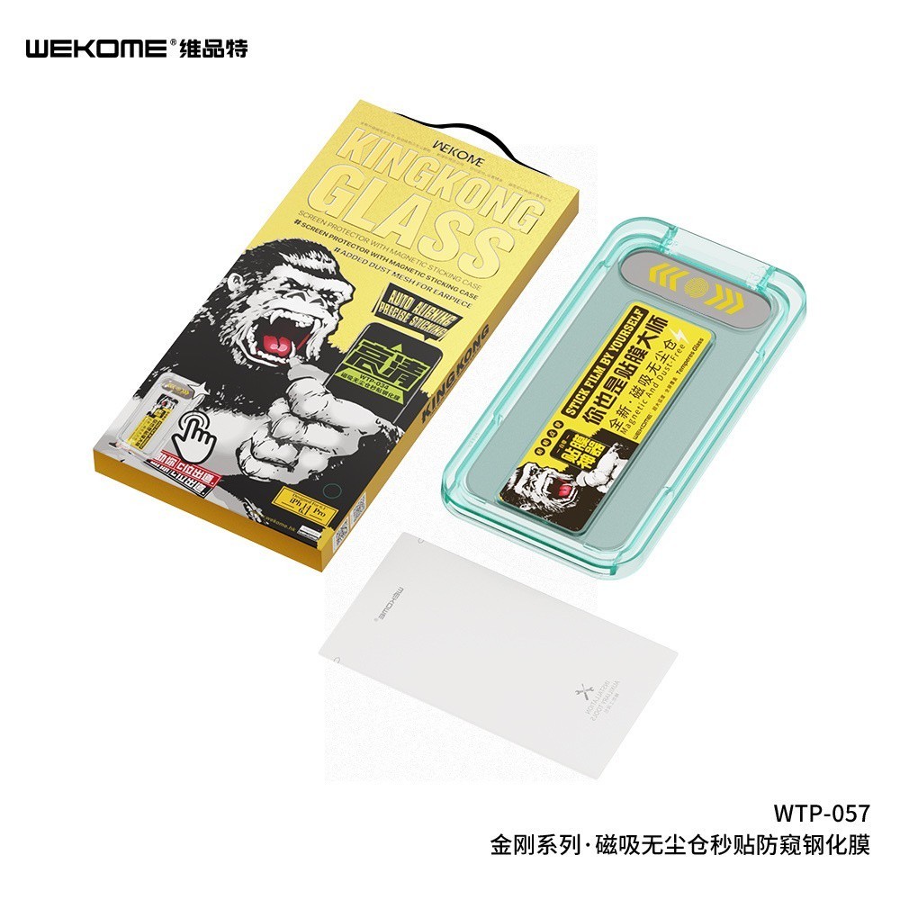 Mô tả Kính cường lực tự dán KINGKONG WEKOME 057-034 bảo vệ màn hình máy cho Iphone X XS XSM 11 12 13 14 15 - 1