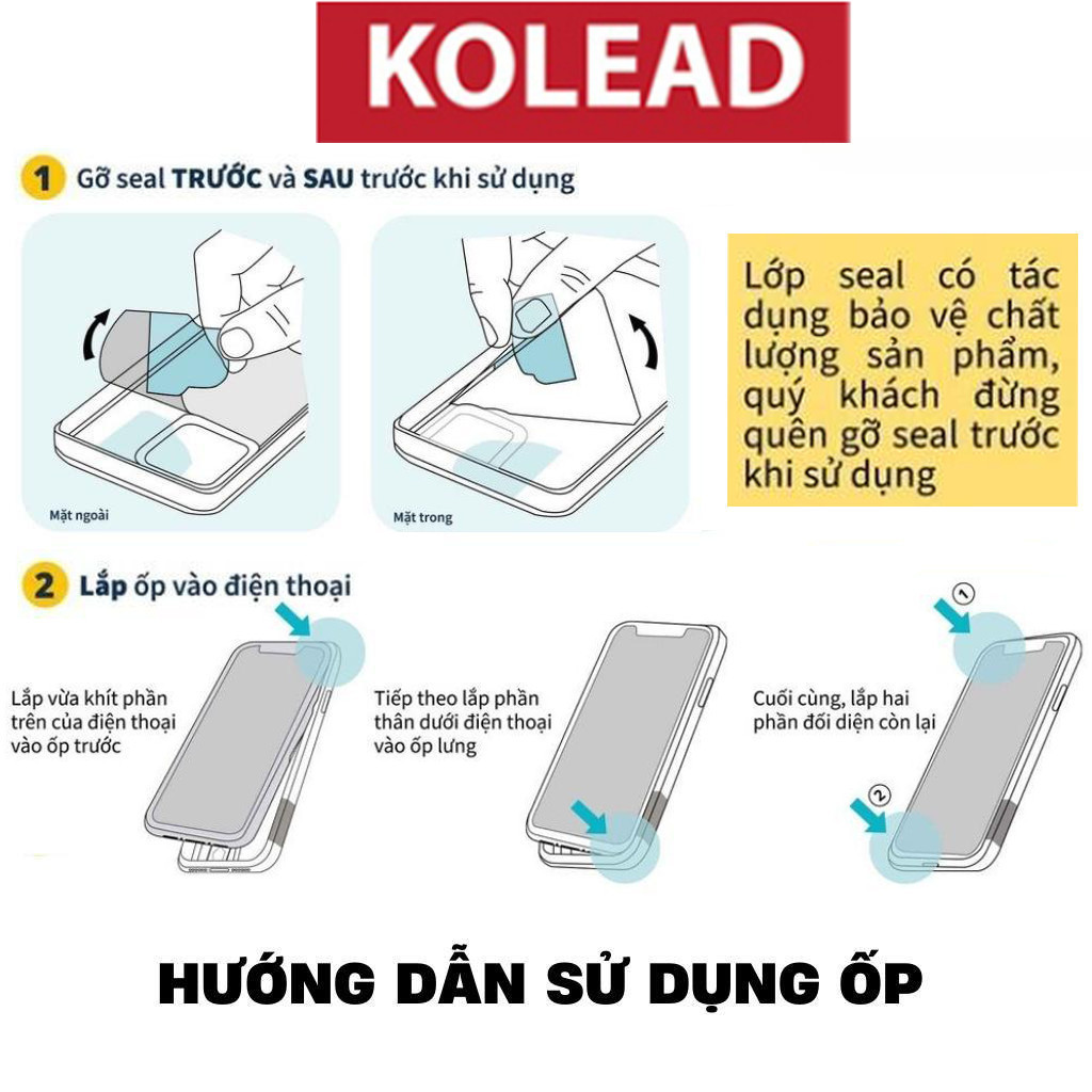 Mô tả Ốp lưng từ tính trong suốt iphone KOLEAD P12 chống sốc sạc không dây 14 13 12 11 x xs xsm 8 7 6 Pro Max plus Case - 1