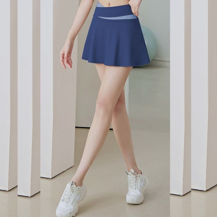 Mô tả Đồ tập gym nữ thể thao dạng váy chữ A yoga erobic cao cấp quần áo gym nữ Quảng Châu croptop MD035&MQ005 T2T3 Pickleball - 3
