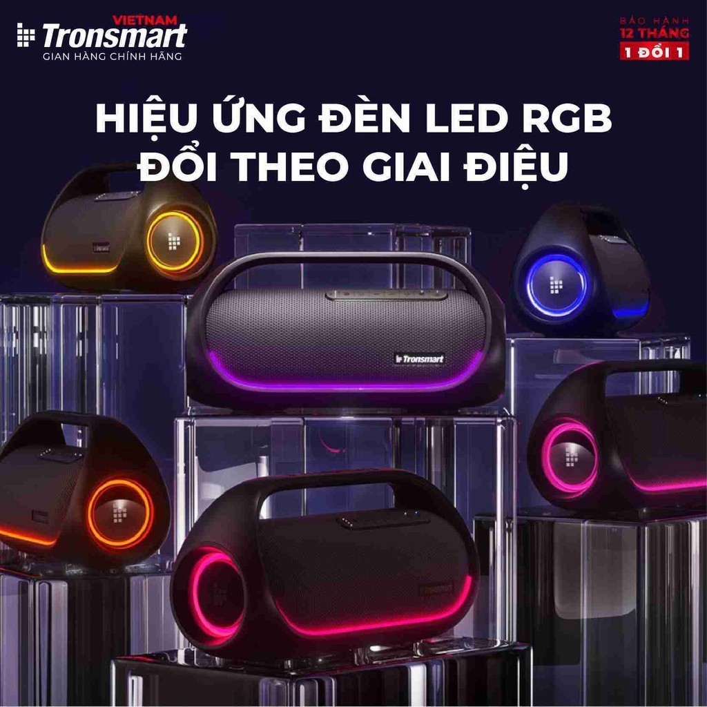Mô tả Loa bluetooth Tronsmart BANG Upgrade V5.3 | Công suất 60W | Công nghệ SoundPulse | 6 chế độ EQ | Bảo hành 12 tháng - 2