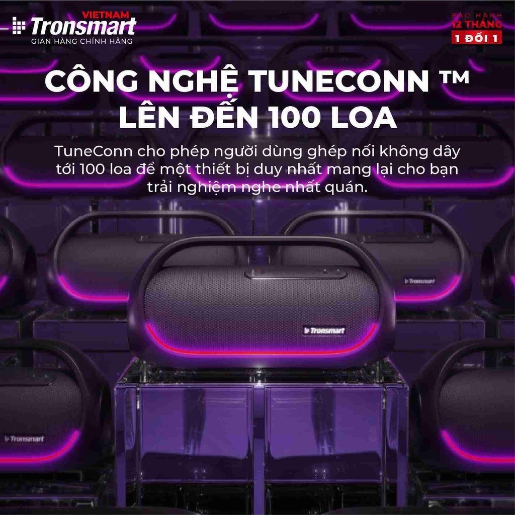 Mô tả Loa bluetooth Tronsmart BANG Upgrade V5.3 | Công suất 60W | Công nghệ SoundPulse | 6 chế độ EQ | Bảo hành 12 tháng - 4