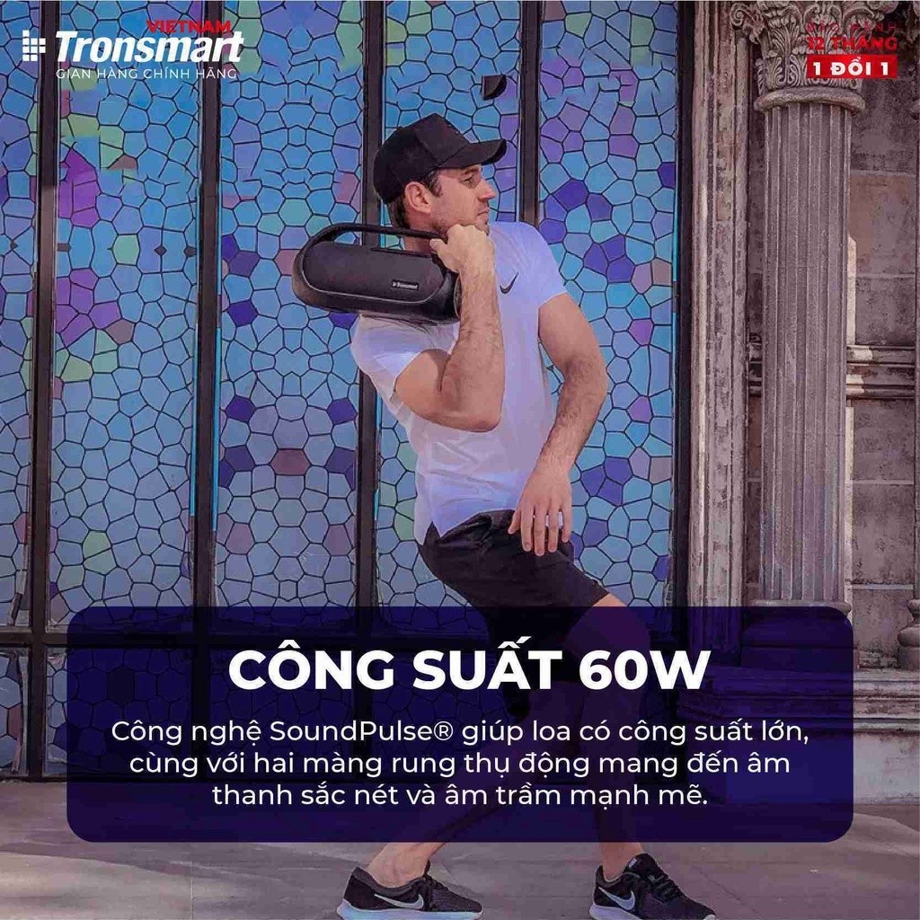 Mô tả Loa bluetooth Tronsmart BANG Upgrade V5.3 | Công suất 60W | Công nghệ SoundPulse | 6 chế độ EQ | Bảo hành 12 tháng - 6