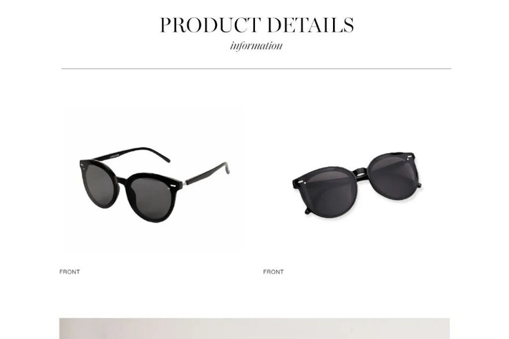 Mô tả Kính mát Floralpunk Ziggy Black - 3