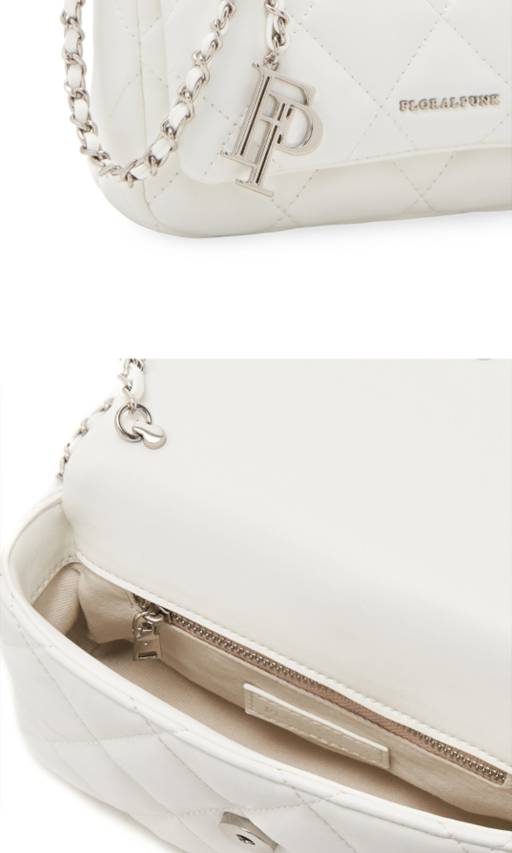 Mô tả Túi xách Floralpunk Ivy Chain Bag - White - 4