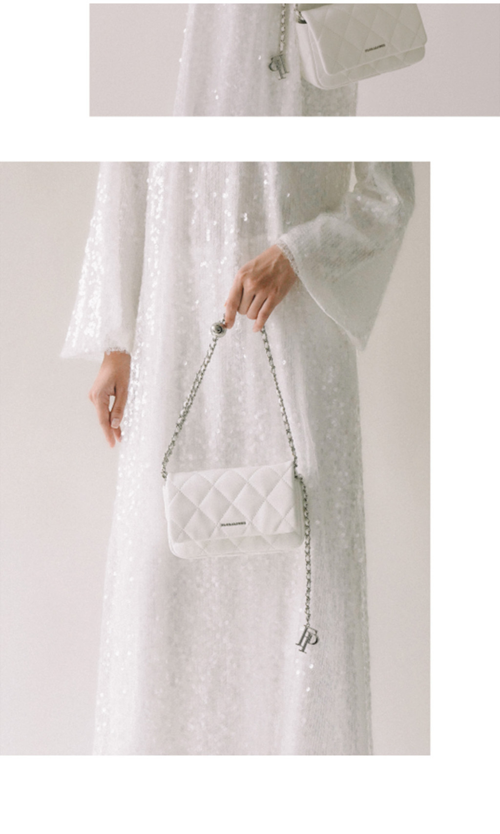 Mô tả Túi xách Floralpunk Ivy Chain Bag - White - 7