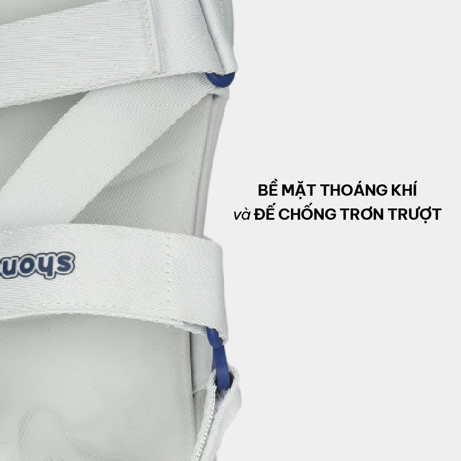 Mô tả Giày Sandal Nam Nữ Shondo F8 Ver.2 Thời Trang Êm Ái Màu Xám Rêu F8M2323 - 5
