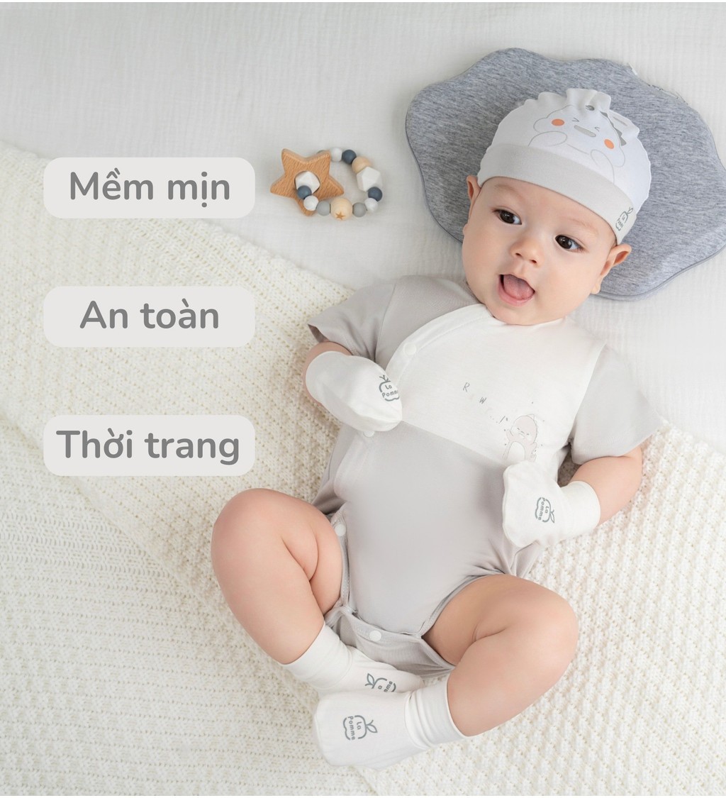 Bộ dài tay cúc lệch Tiger Cub La Pomme Bình Dương | Shopee Việt Nam