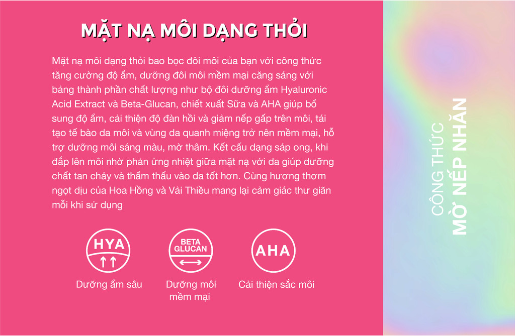 Mô tả Mặt Nạ Môi Dạng Thỏi LIP IT Feel'in Good Lip Mask Stick Hỗ Trợ Dưỡng Môi Sáng Màu, Mờ Thâm 5.5g - 3