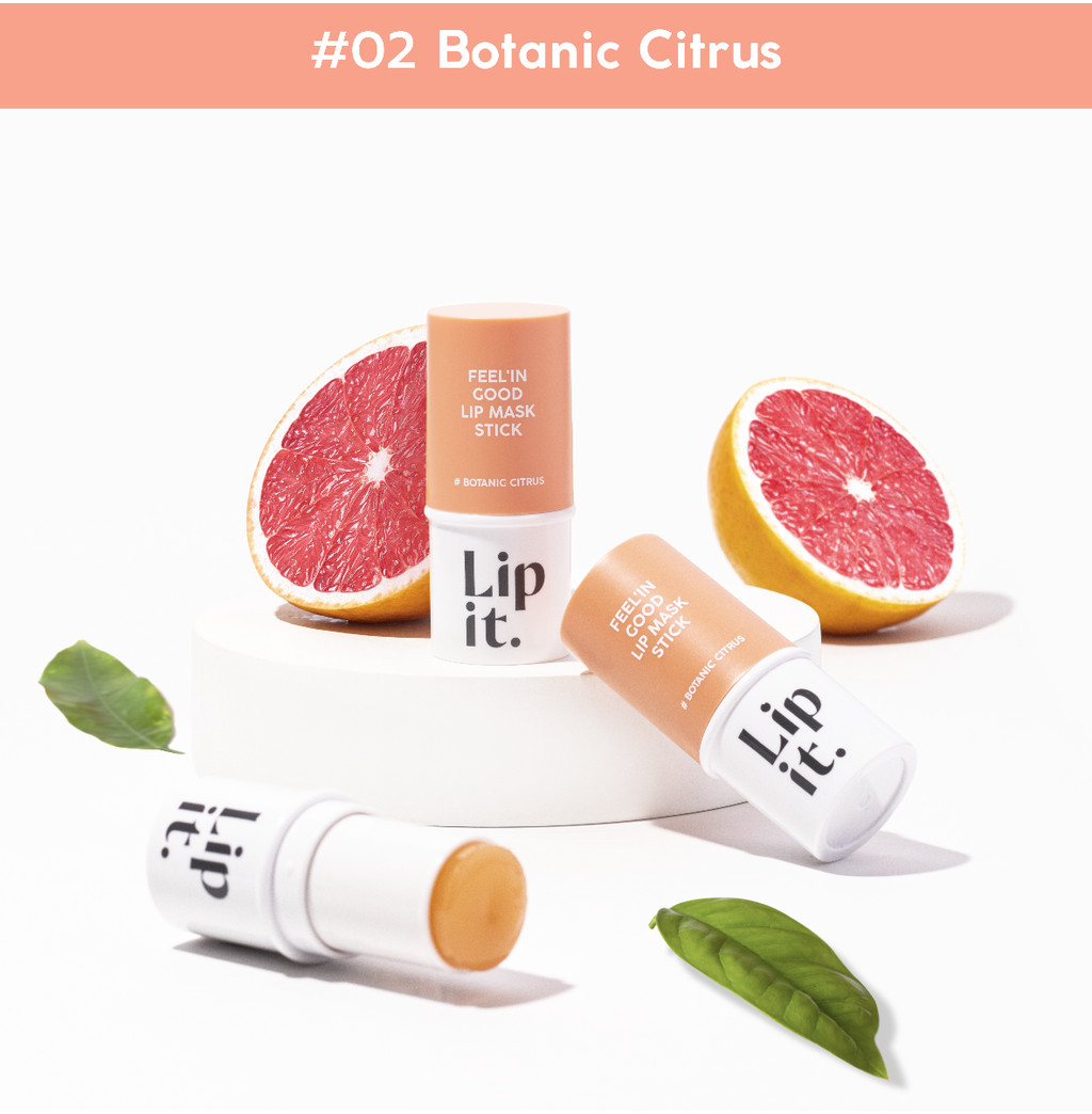 Mô tả Mặt Nạ Môi Dạng Thỏi LIP IT Feel'in Good Lip Mask Stick Hỗ Trợ Dưỡng Môi Sáng Màu, Mờ Thâm 5.5g - 6
