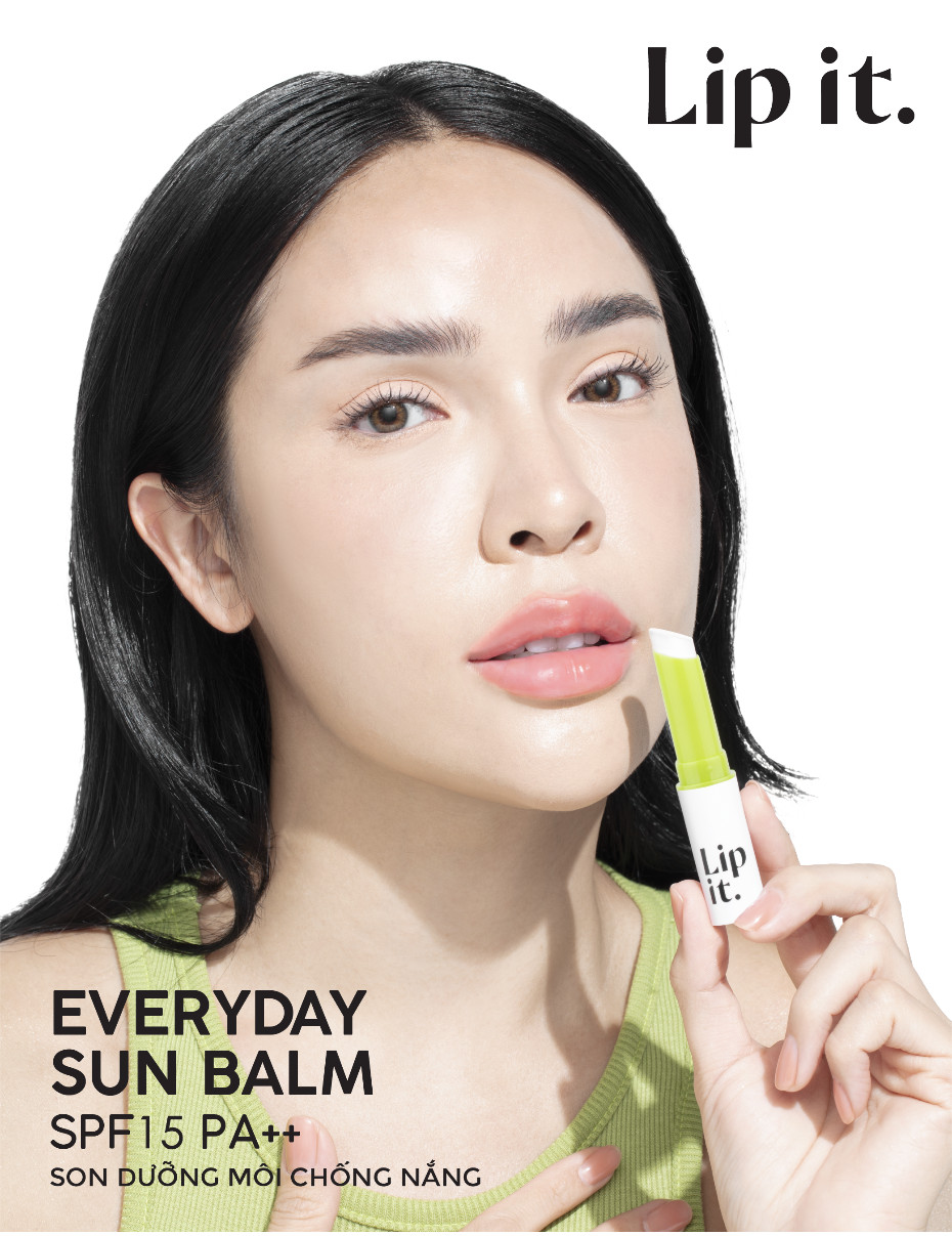 Mô tả Son Dưỡng Môi Chống Nắng LIP IT Everyday Sun Balm SPF15 PA++ # Green Grape 3g - 1