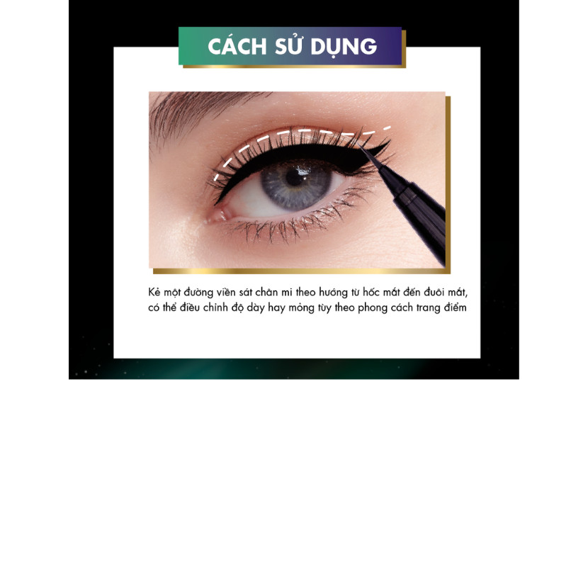 Mô tả Bút Kẻ Mắt Lâu Trôi Siêu Mảnh Browit Không Vón Cục Kẻ Đều Nét Aurora Long Stay Eyeliner 0.5g 2024 - 6