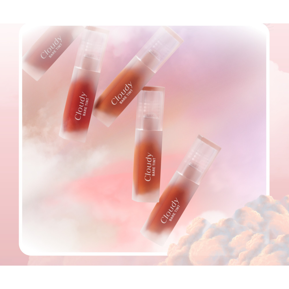 Mô tả Son Tint Lì Baby Bright Cloudy Bare Tint Siêu Nhẹ Môi, Dễ Tán Màu, Dưỡng Ẩm Môi 2.6G - 2