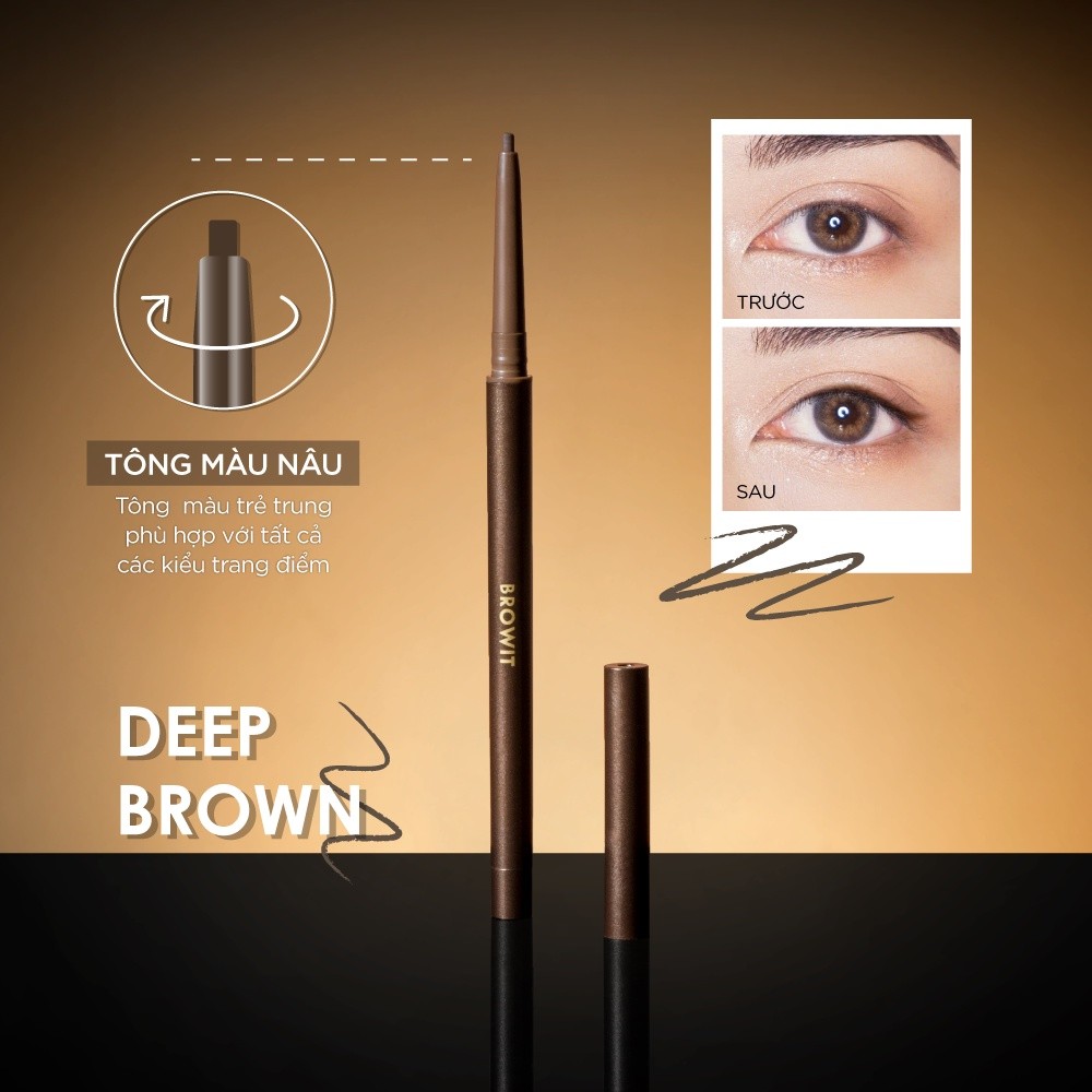 Mô tả Kẻ Viền Mắt Trong Browit Chống Nước, Chì Kẻ Mắt Dạng Sáp Sắc Nét Smooth And Slim Inner Eyeliner 0.1g - 3