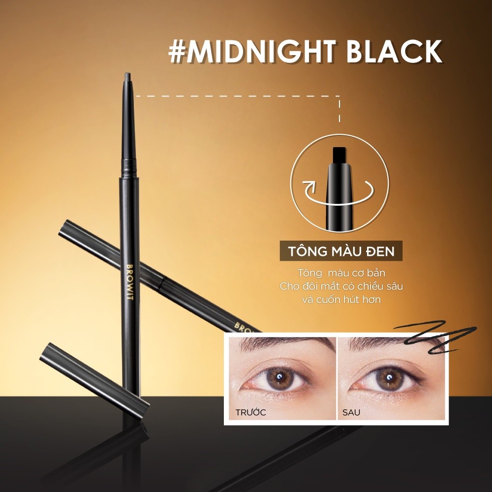 Mô tả Kẻ Viền Mắt Trong Browit Chống Nước, Chì Kẻ Mắt Dạng Sáp Sắc Nét Smooth And Slim Inner Eyeliner 0.1g - 4