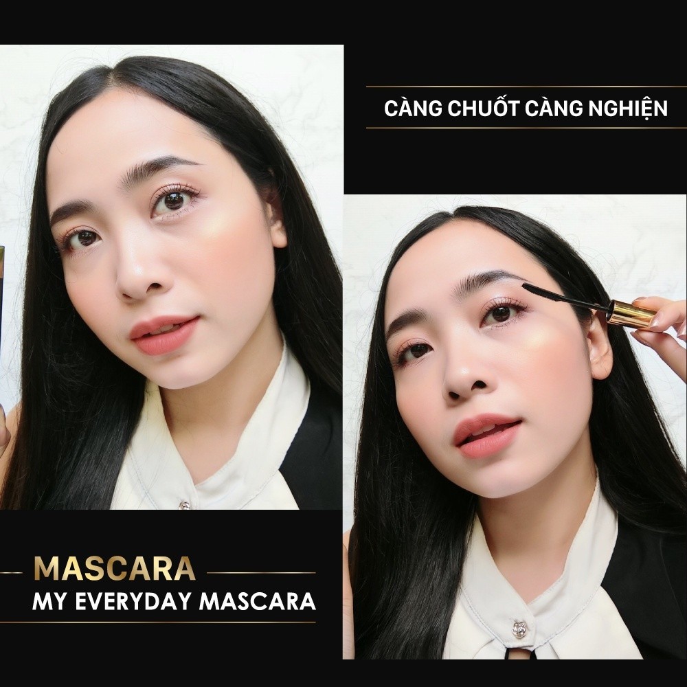 Mô tả Mascara Nongchat Browit Siêu tơi dài và cong mi dạng lược My Everyday 5.5g Endless Night - 6