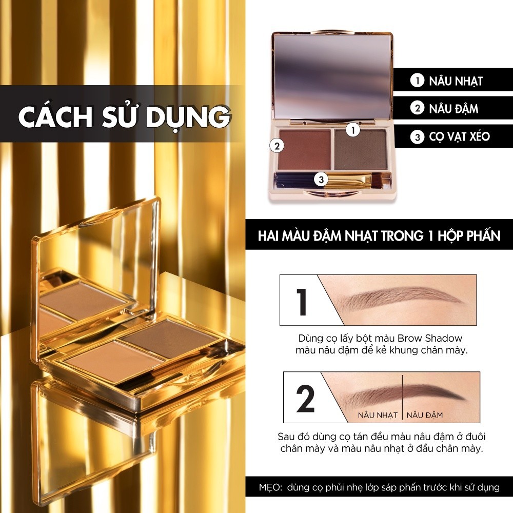 Mô tả Phấn Kẻ Chân Mày Browit Giữ Màu Lâu Trôi Giúp Dáng Mày Sống Động Easy Drawing Brow Shadow 4g Series1 - 5
