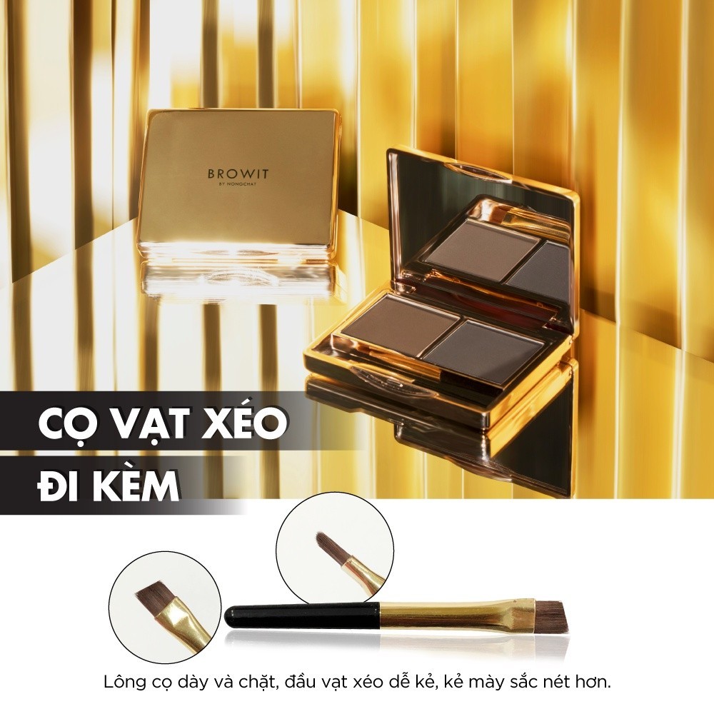 Mô tả Phấn Kẻ Chân Mày Browit Giữ Màu Lâu Trôi Giúp Dáng Mày Sống Động Easy Drawing Brow Shadow 4g Series1 - 6