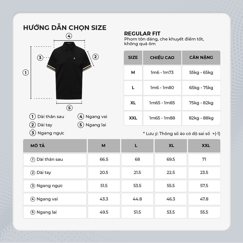 Mô tả Áo polo nam COSMOS, BST Social Circle chất vải cá sấu cotton interlock cao cấp - POLOMANOR - 5