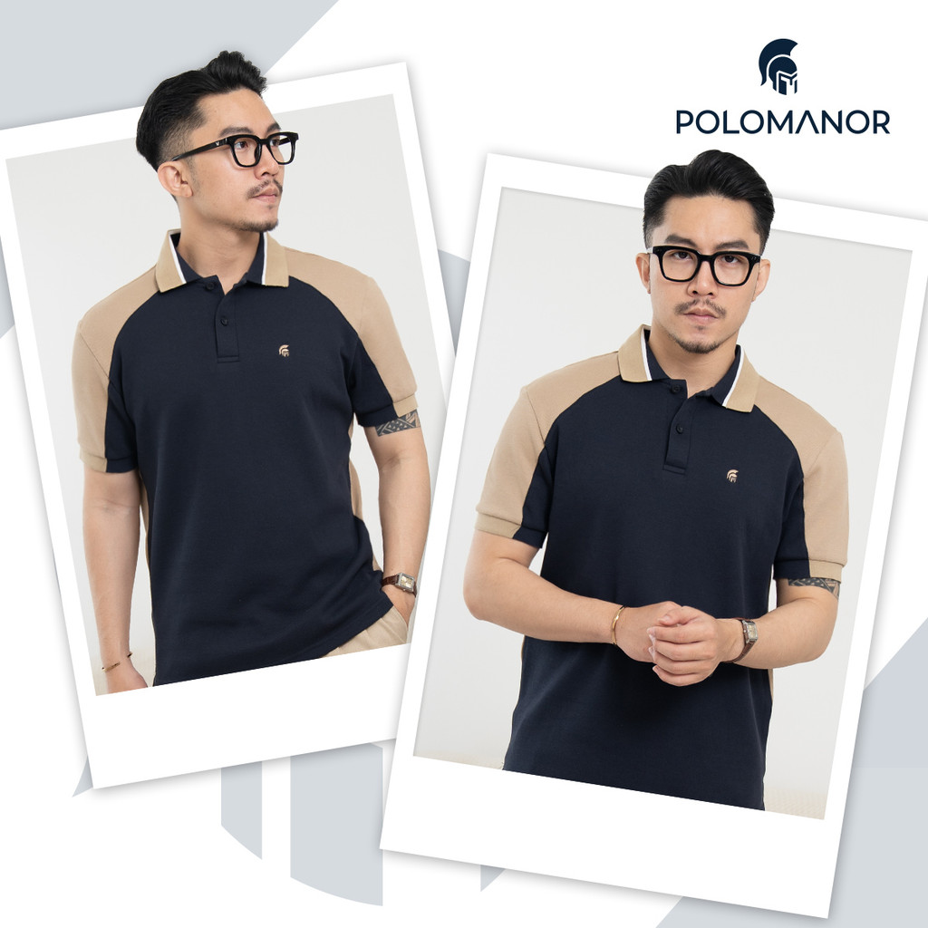 Mô tả Áo polo nam DENNI, vải cá sấu cotton interlock cao cấp, thanh lịch sang trọng - POLOMANOR - 1