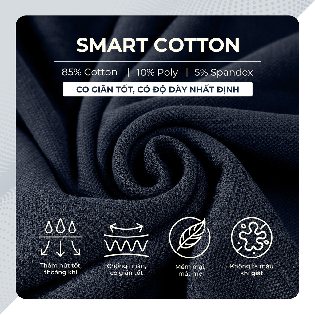 Mô tả Áo polo nam DENNI, vải cá sấu cotton interlock cao cấp, thanh lịch sang trọng - POLOMANOR - 5