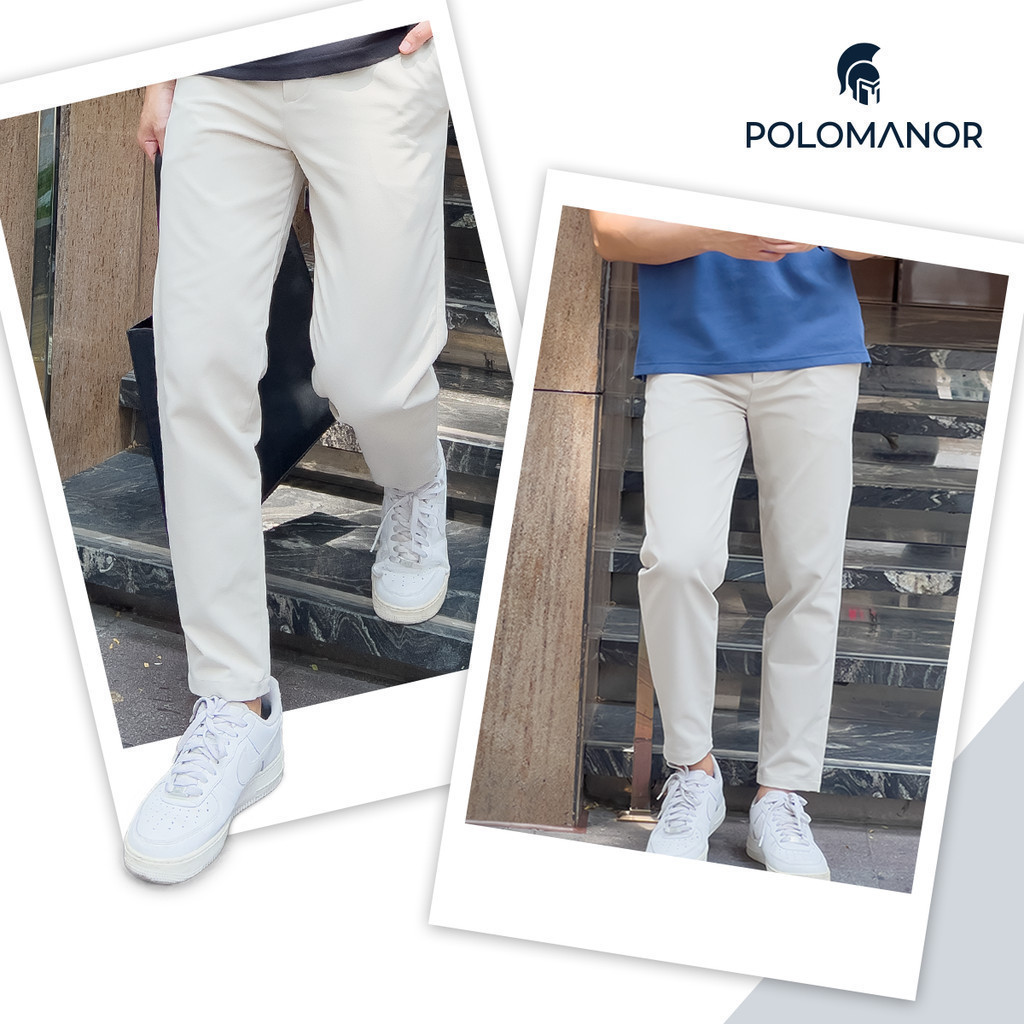 Mô tả Quần dài kaki nam SD, chất liệu Kaki gân Hàn Quốc chuẩn form tôn dáng sang trọng - POLOMANOR - 1
