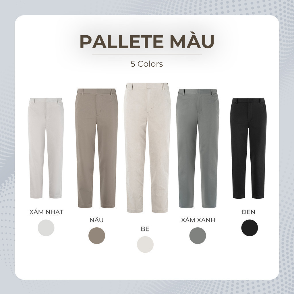 Mô tả Quần dài kaki nam SD, chất liệu Kaki gân Hàn Quốc chuẩn form tôn dáng sang trọng - POLOMANOR - 4
