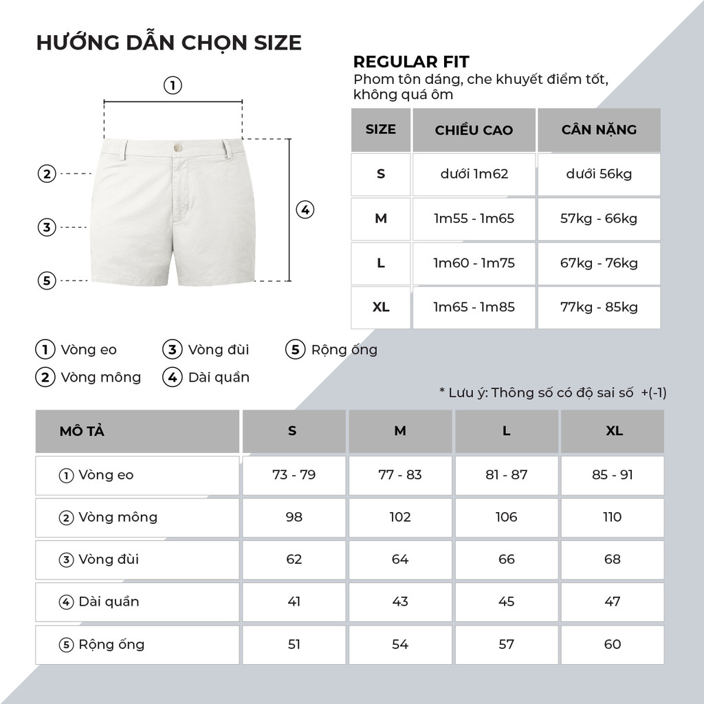Mô tả Quần short nam ngắn POLOMANOR vải kaki xuất xịn, lưng đai thun, co giãn 2 chiều, chuẩn form - 7