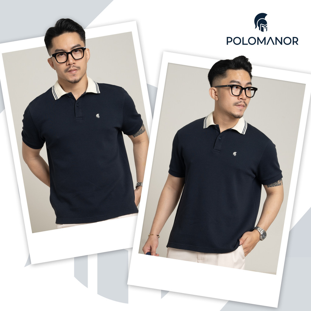 Mô tả Áo polo nam TRAVIS vải cá sấu cotton interlock xuất xịn, nam tính thanh lịch sang trọng - POLOMANOR - 1